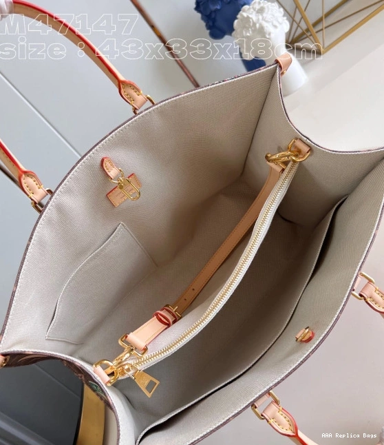 Aaa replica ru VUITTON LOUIS BAG-43*33*18.5cm Voyage ONTHEGO TOTE 0816